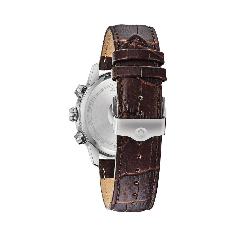 Bulova Classic Mens White Watch 96b309