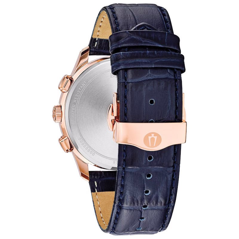 Bulova Classic Mens Blue Watch 97b170