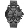 Diesel Dz4527 Men S Chronograph Mega Chief Gunmetal Mesh Watch