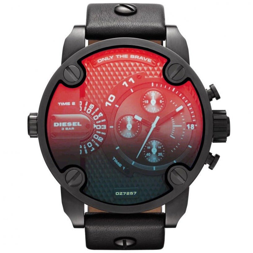Diesel Dz7257 Men S Chronograph Little Daddy Blue Black Watch
