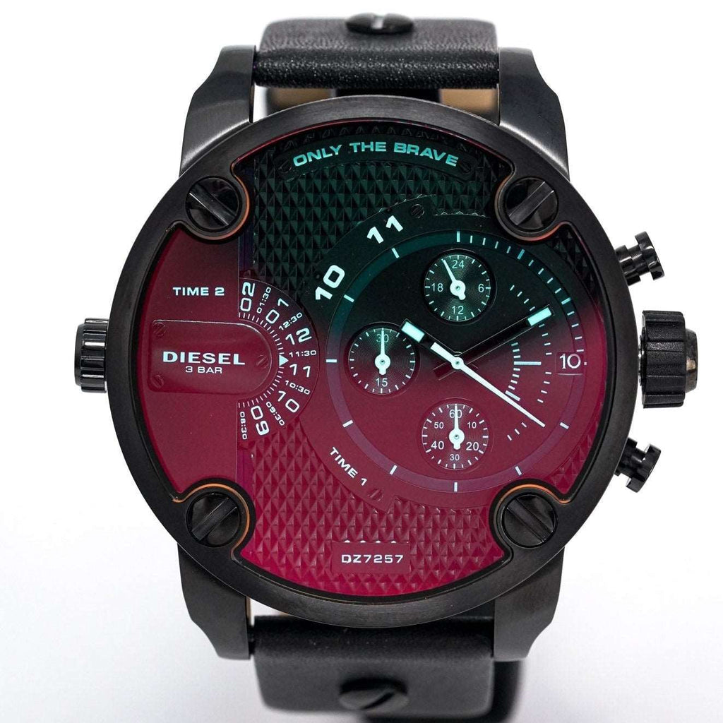 Diesel Dz7257 Men S Chronograph Little Daddy Blue Black Watch