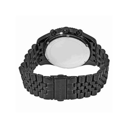 Michael Kors Lexington Men S Black Chronograph Watch Mk8603